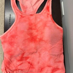 Lululemon Ebb to Street Cropped Tie-Dye Top